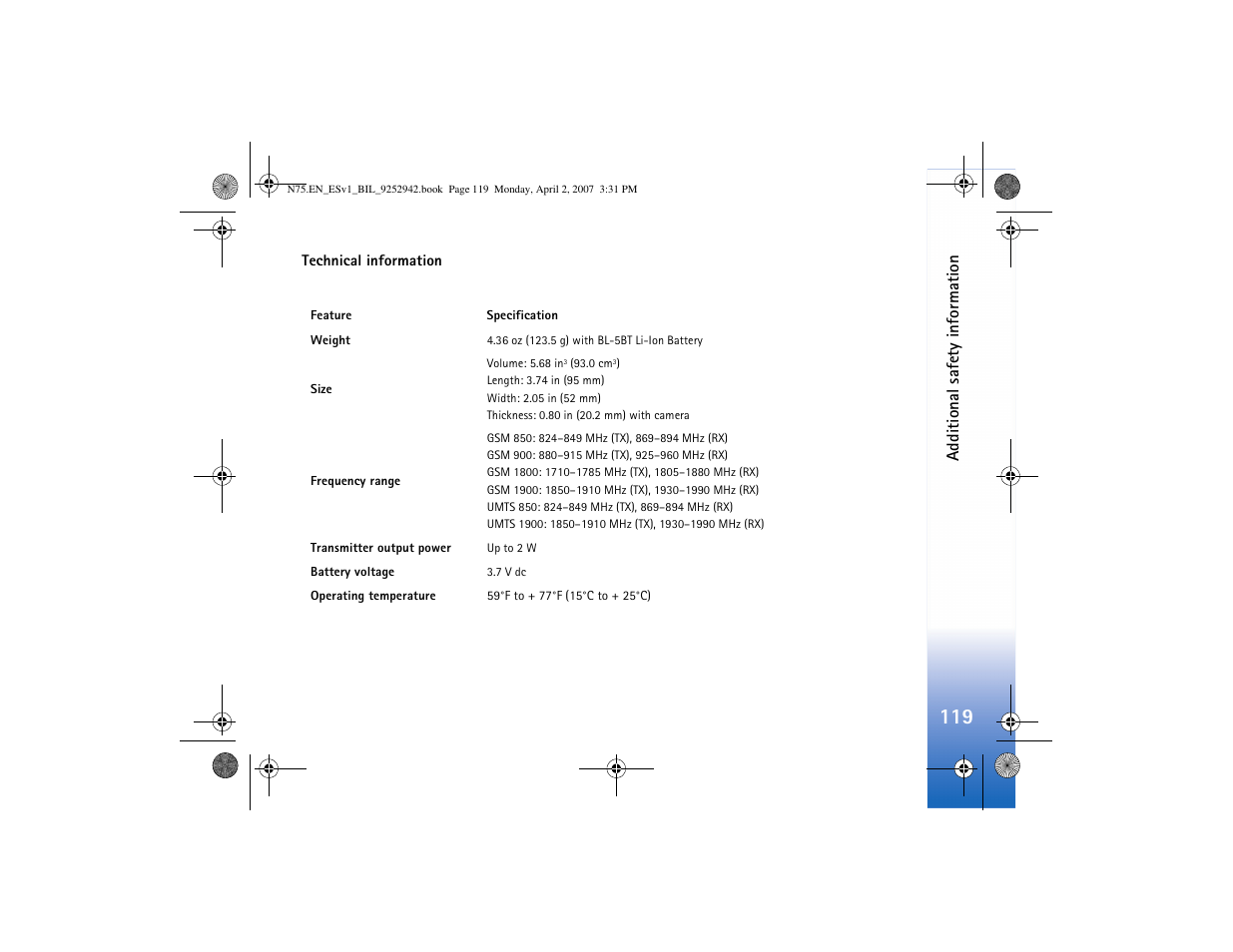 Nokia N75 User Manual | Page 152 / 297