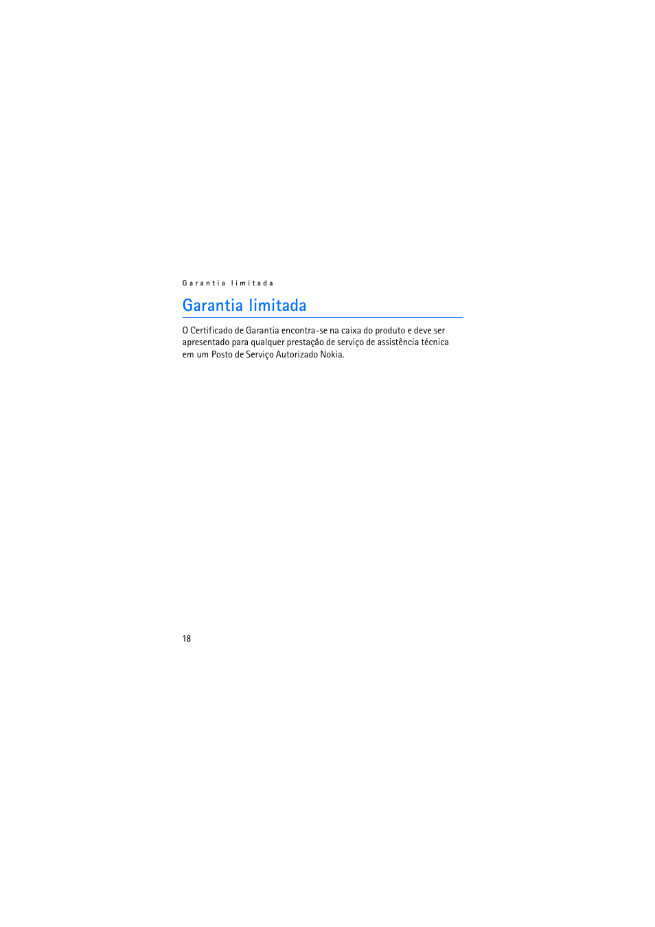 Garantia limitada | Nokia Wireless GPS Module LD-3W User Manual | Page 50 / 68