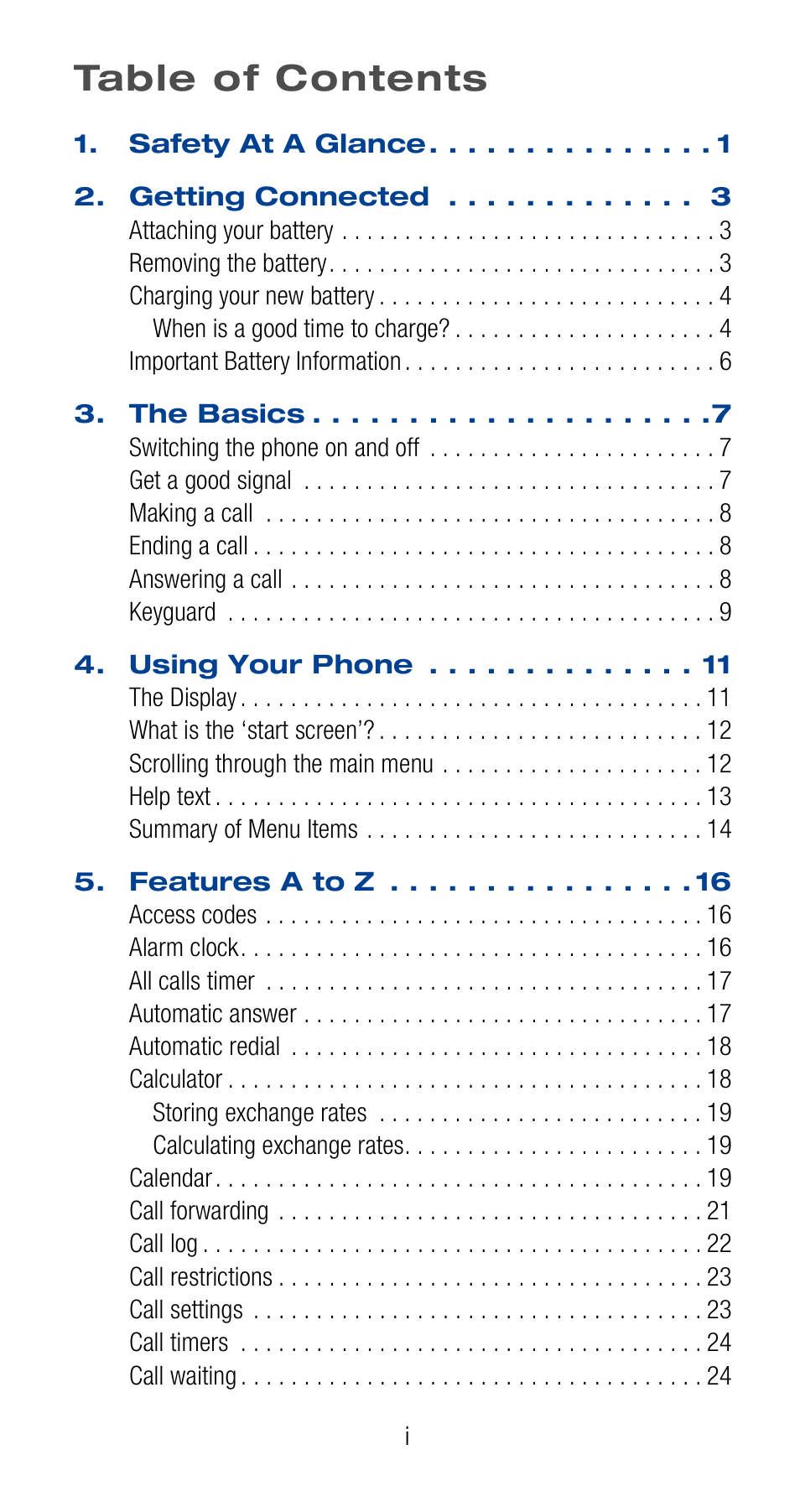 Nokia 6120i User Manual | Page 4 / 101