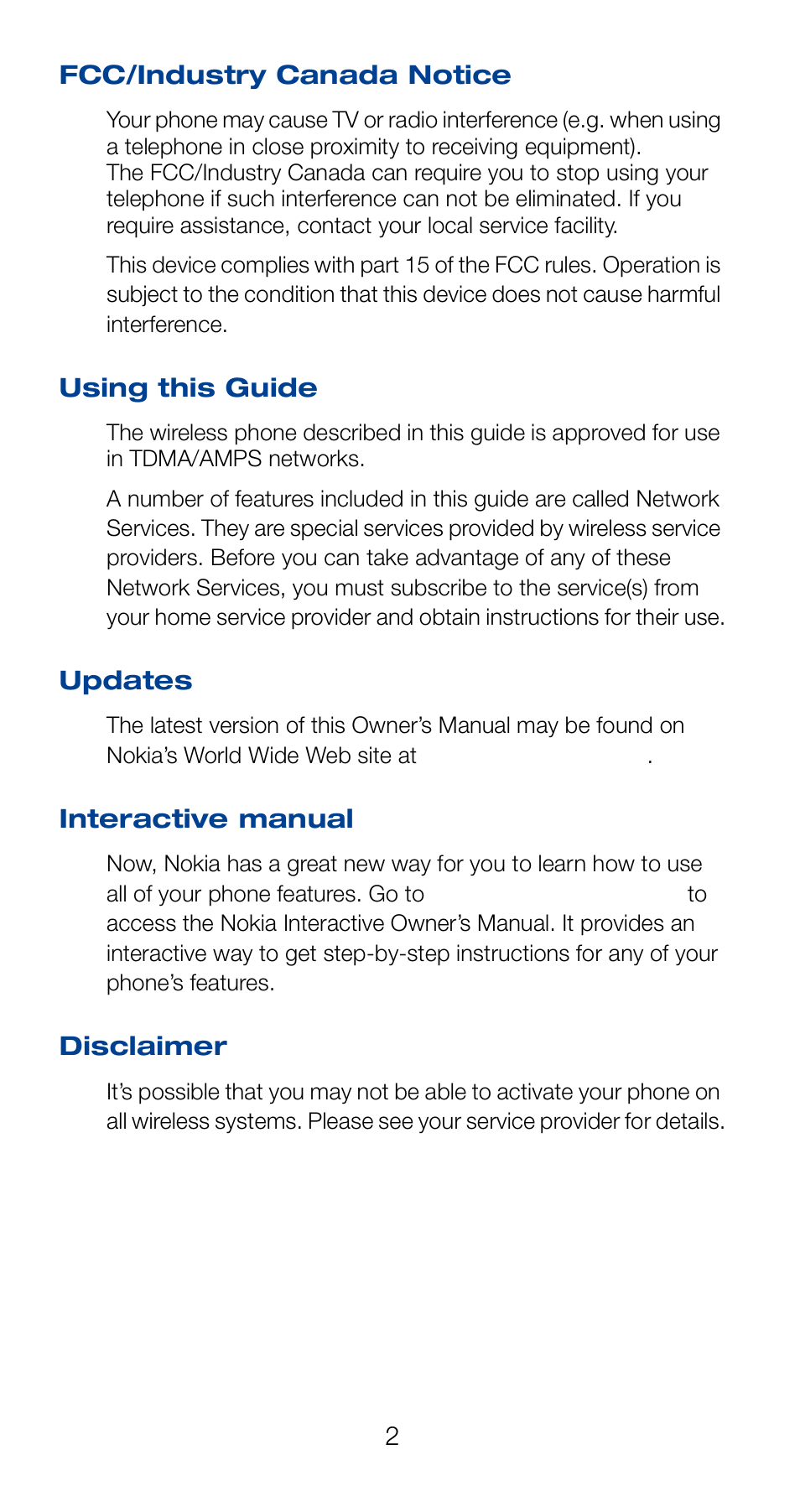 Nokia 6120i User Manual | Page 9 / 101