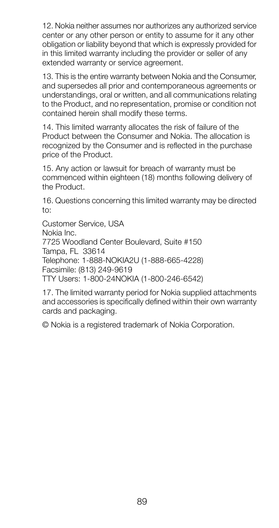 Nokia 6120i User Manual | Page 96 / 101