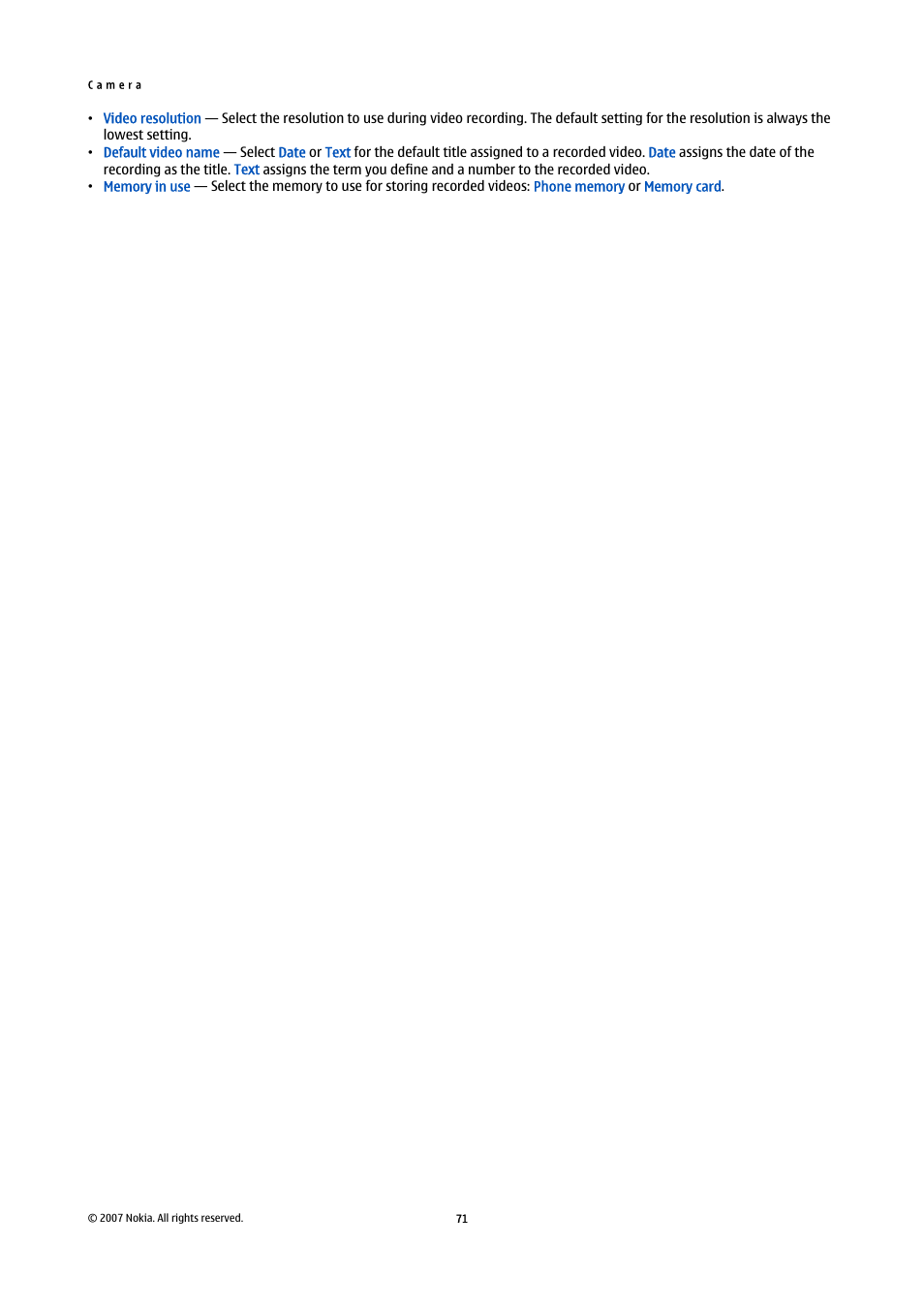 Nokia E65 User Manual | Page 71 / 99