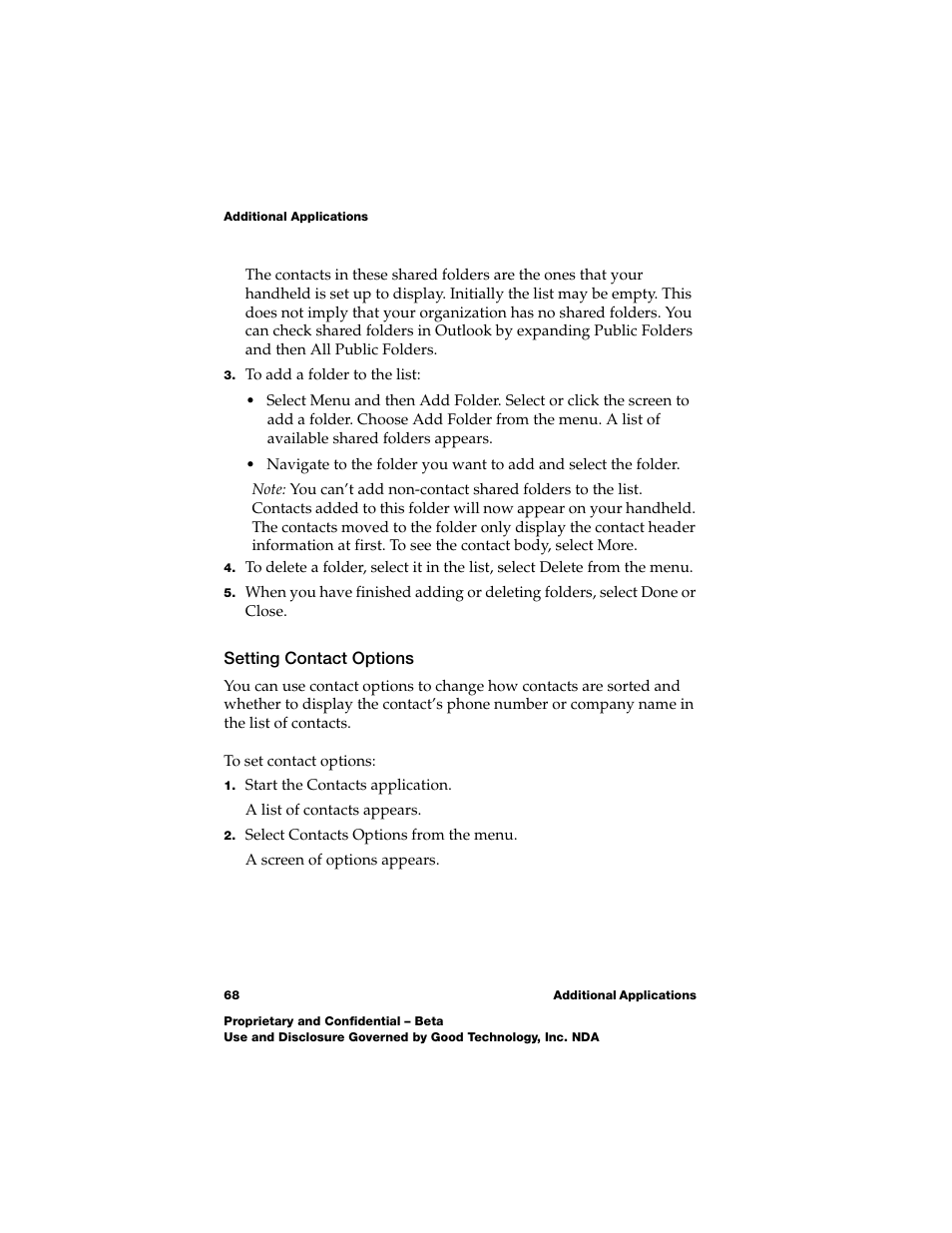Setting contact options, Setting contact options 68 | Nokia E62 User Manual | Page 66 / 112