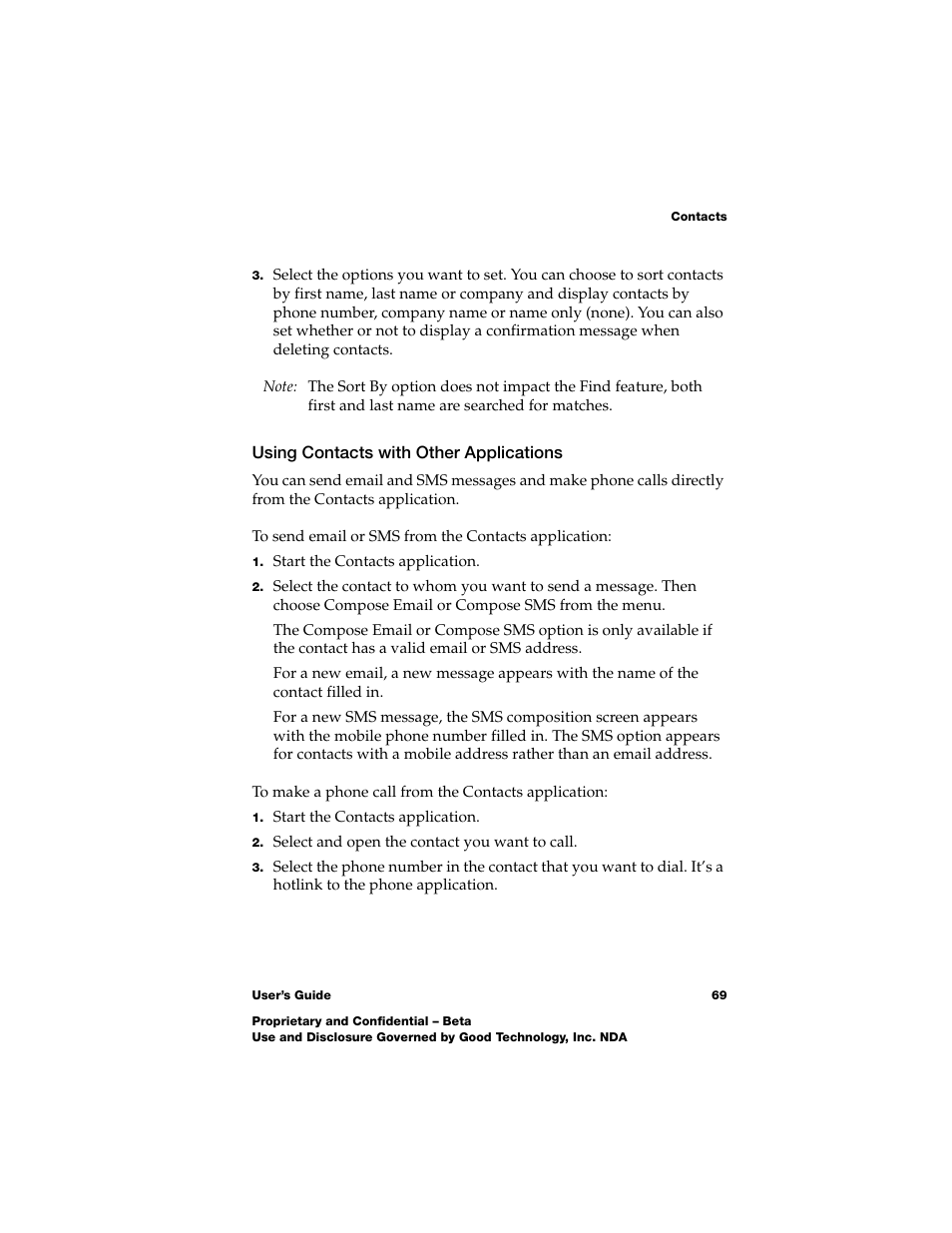 Using contacts with other applications | Nokia E62 User Manual | Page 67 / 112