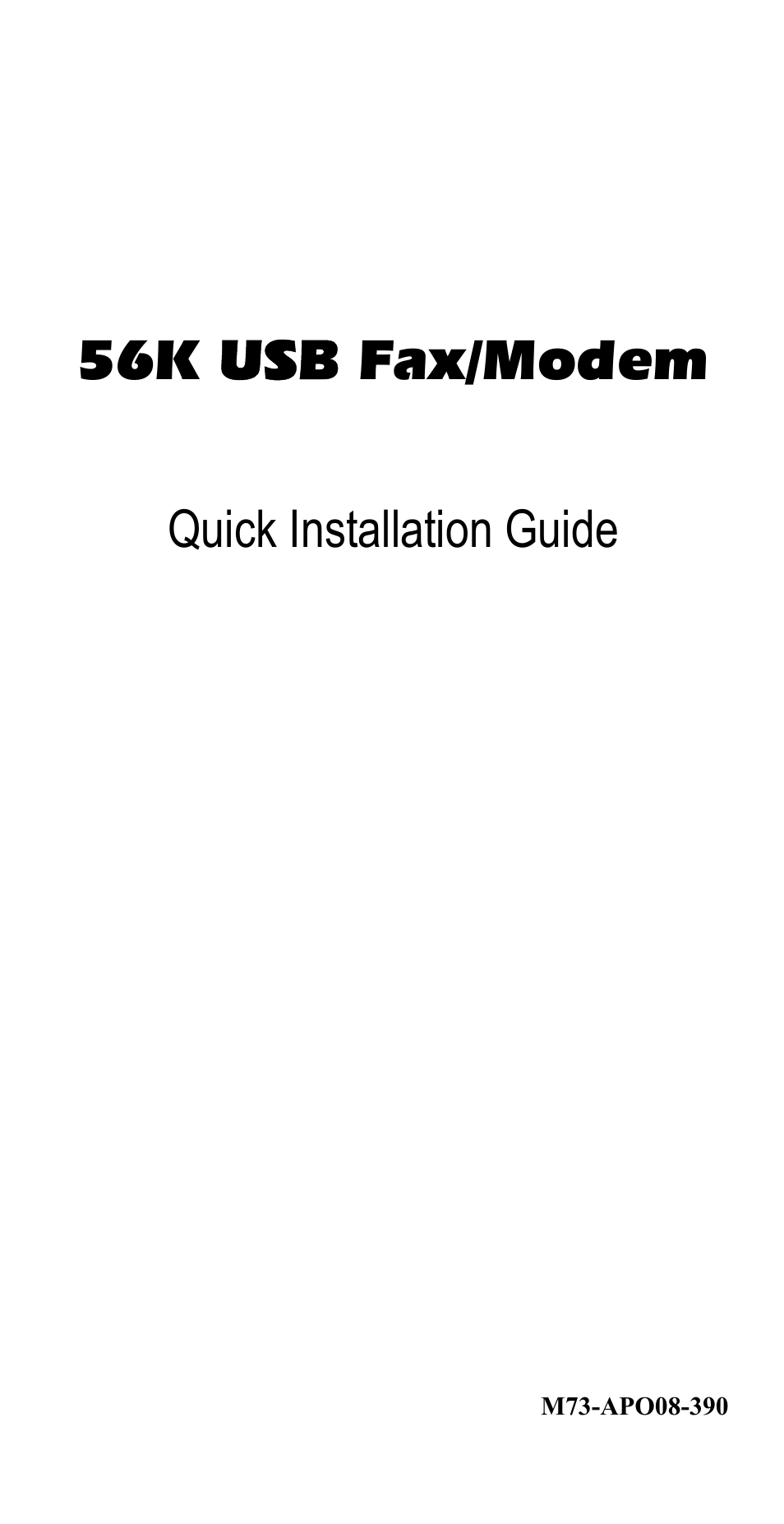 Abocom UCM56CR User Manual | 16 pages