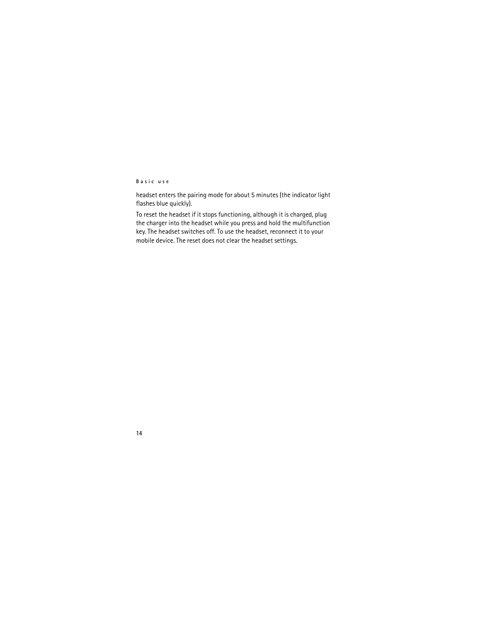 Nokia Bluetooth Headset BH-701 User Manual | Page 14 / 17
