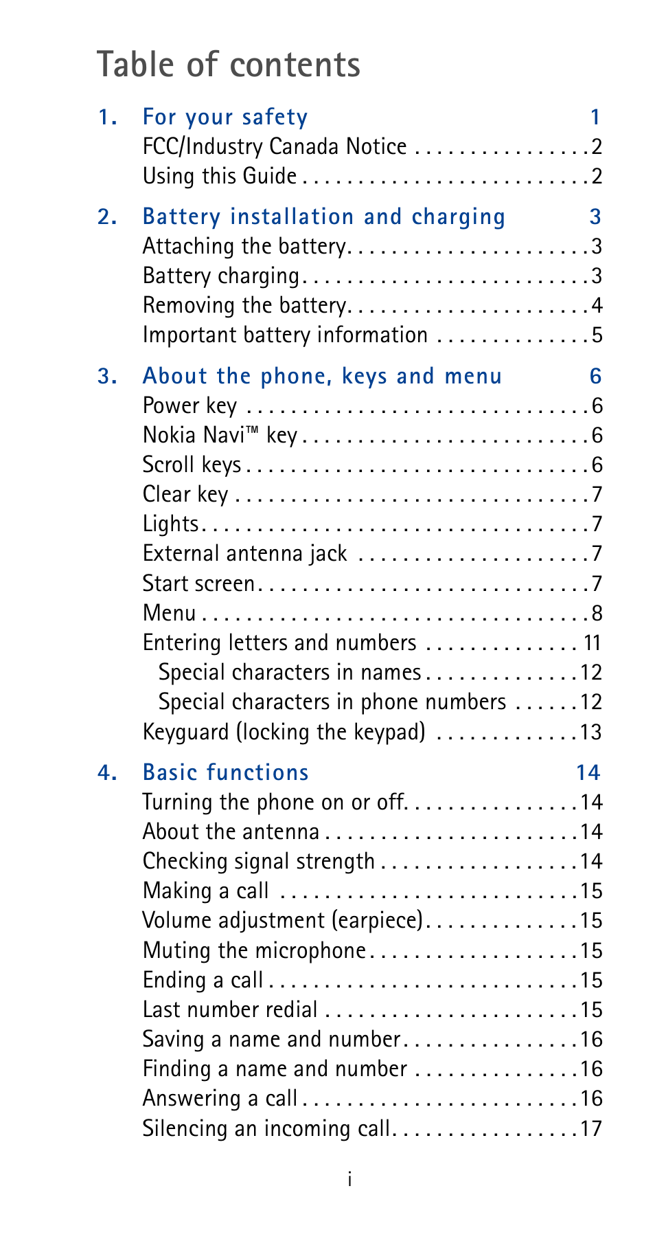 Nokia 5125 User Manual | Page 3 / 92