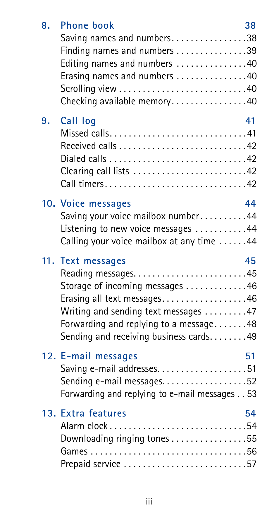 Nokia 5125 User Manual | Page 5 / 92