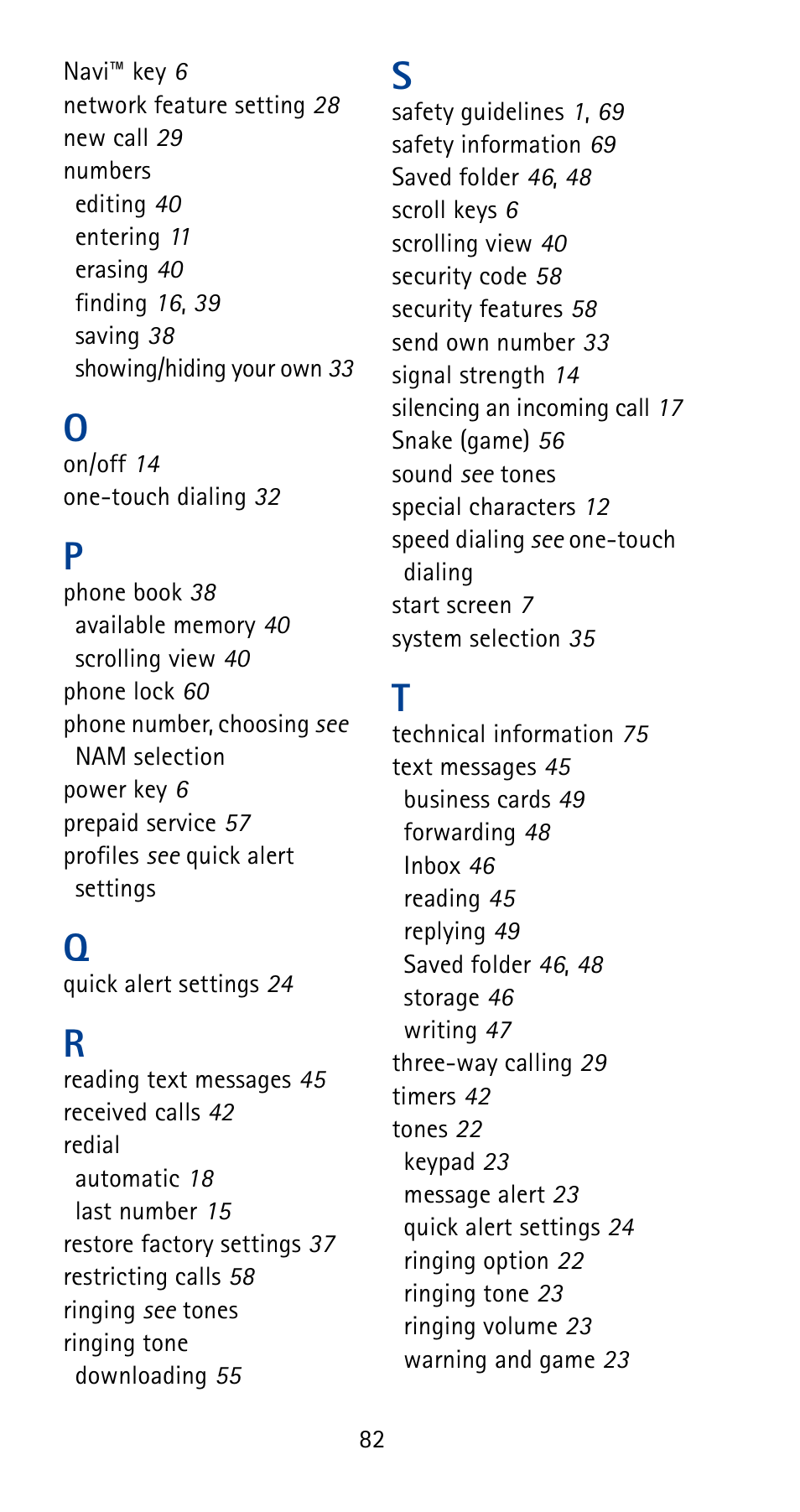 Nokia 5125 User Manual | Page 88 / 92