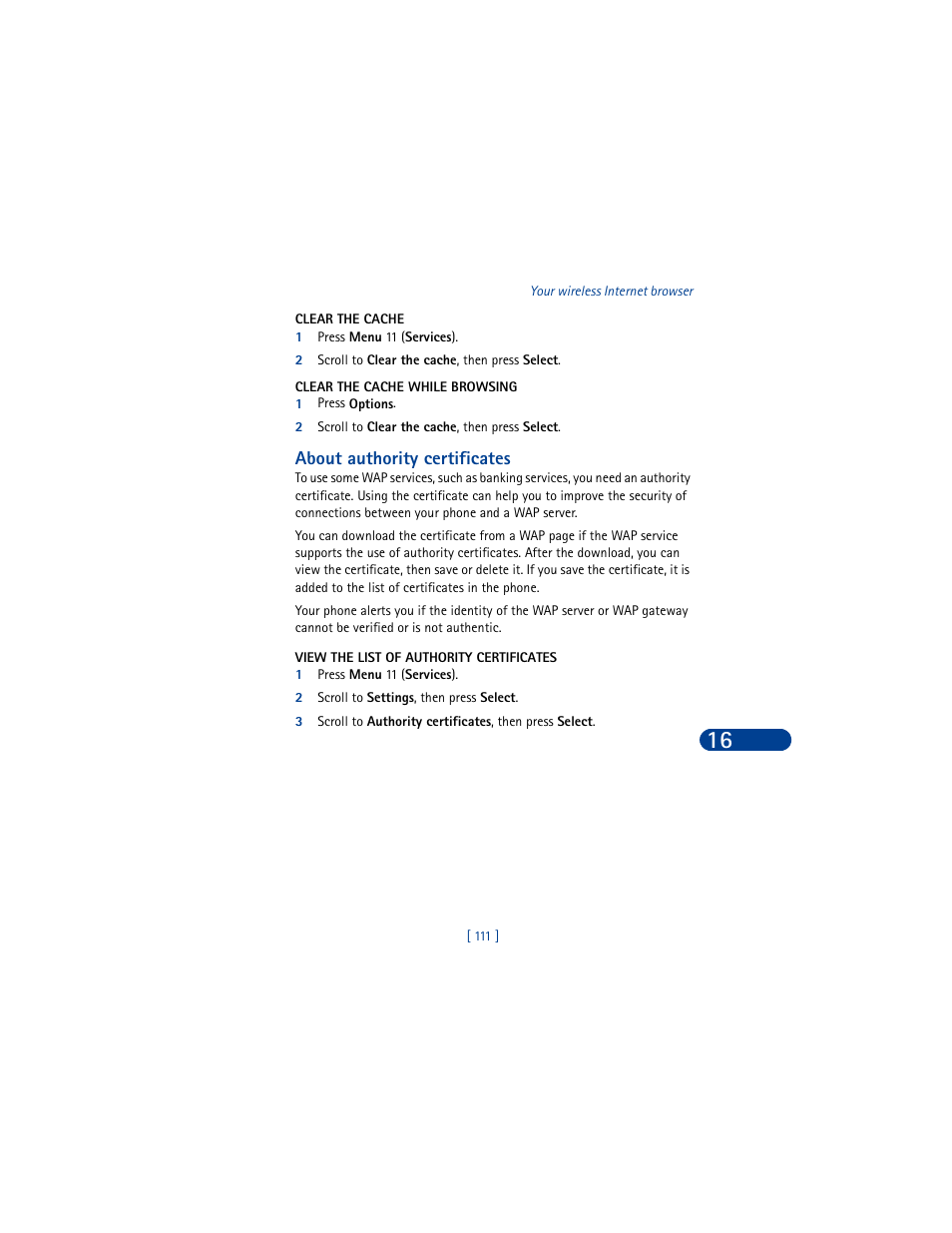 Nokia 8390 User Manual | Page 122 / 173