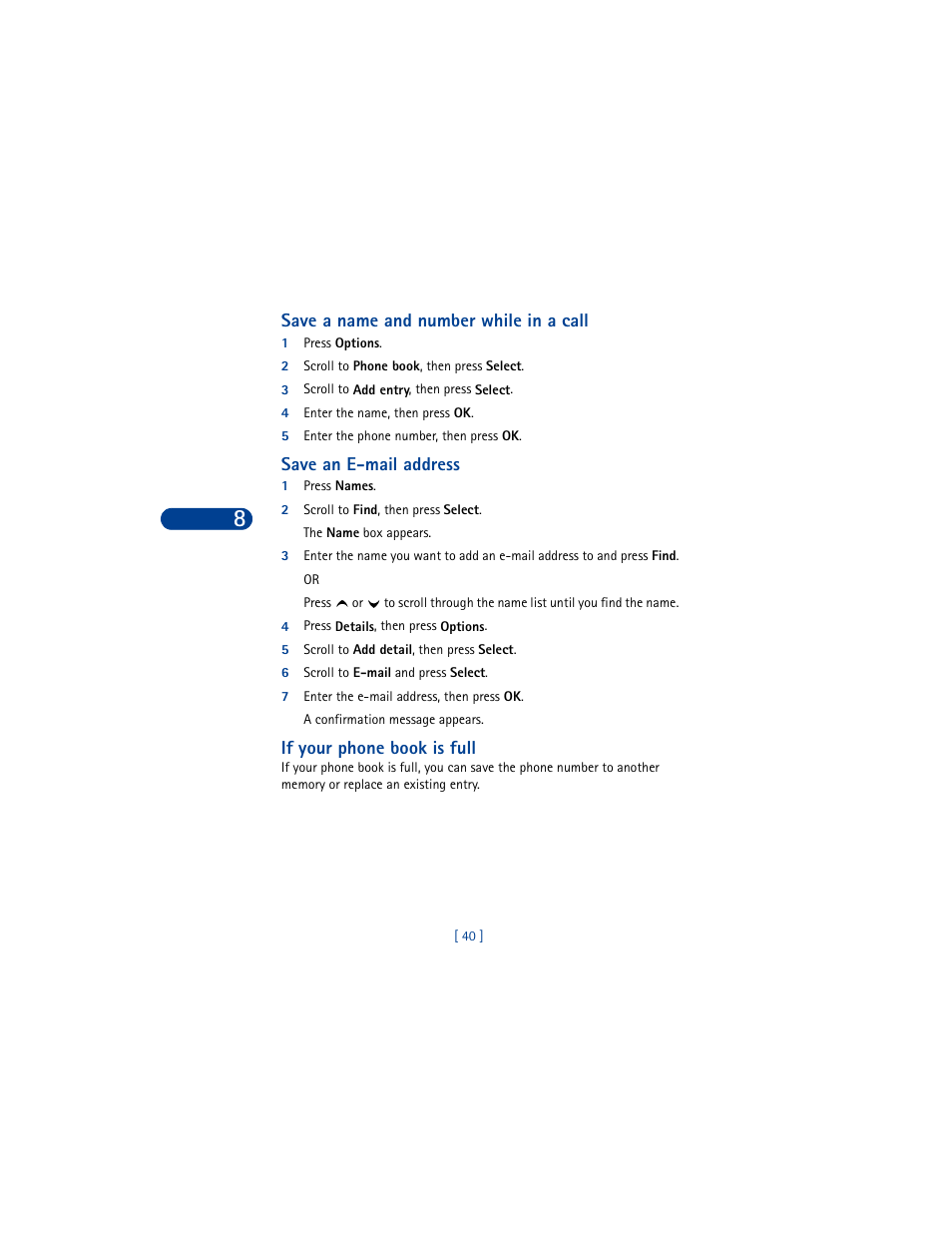 Nokia 8390 User Manual | Page 51 / 173