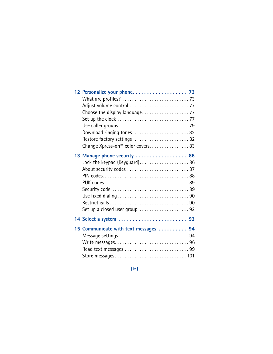 Nokia 8390 User Manual | Page 9 / 173