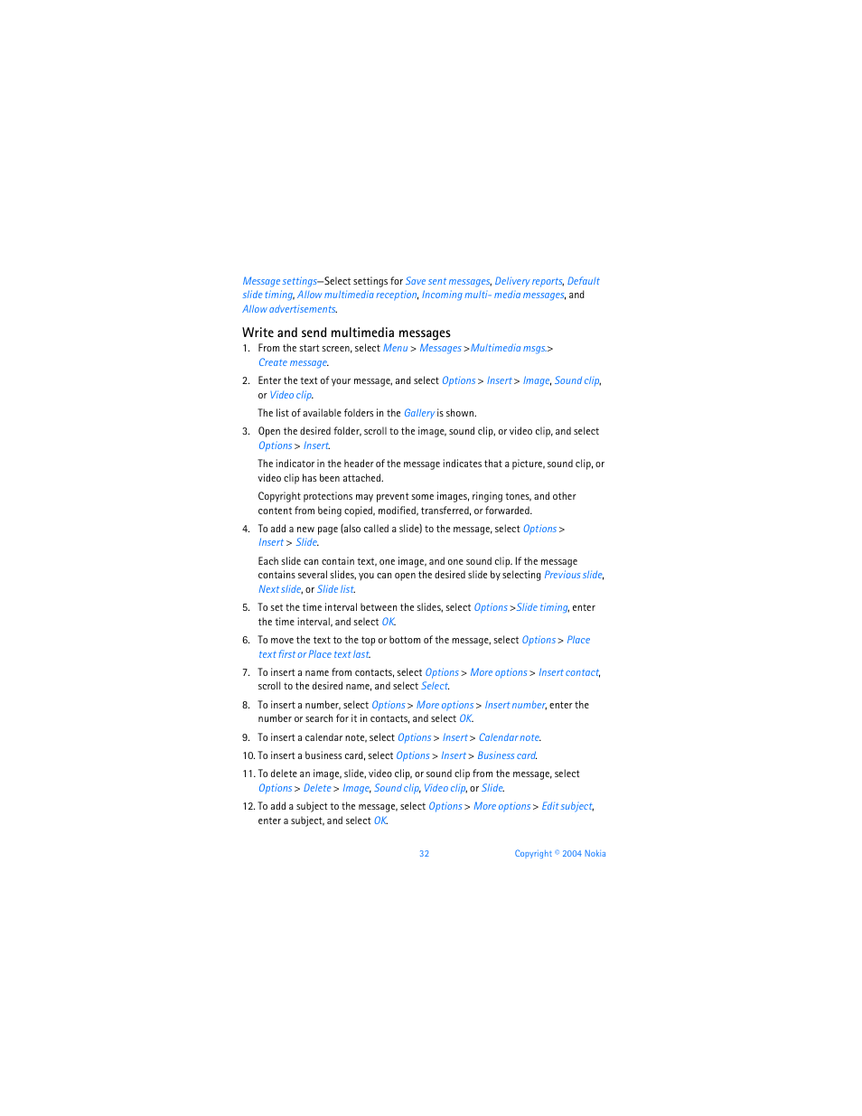 Nokia 6255i User Manual | Page 33 / 233