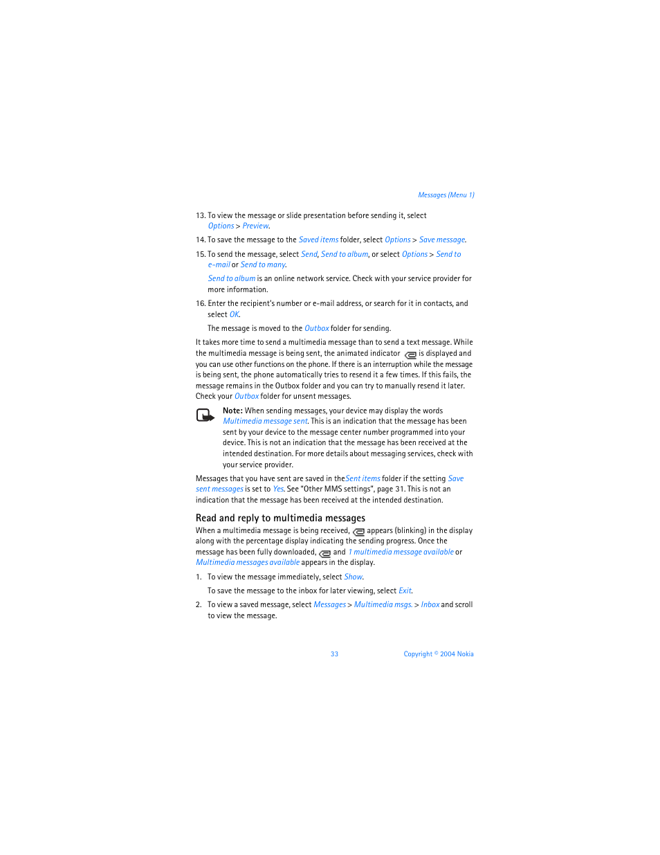 Nokia 6255i User Manual | Page 34 / 233
