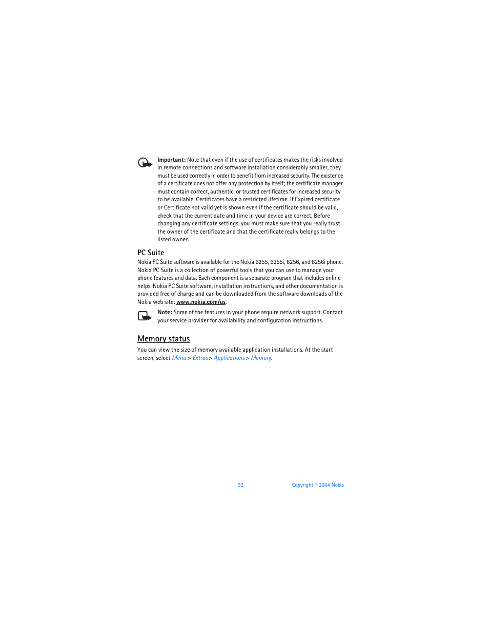 Nokia 6255i User Manual | Page 93 / 233