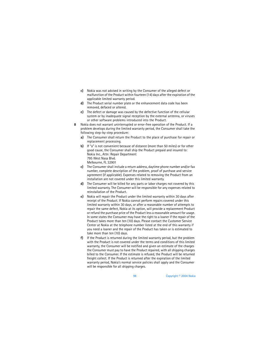 Nokia 7270 User Manual | Page 105 / 121