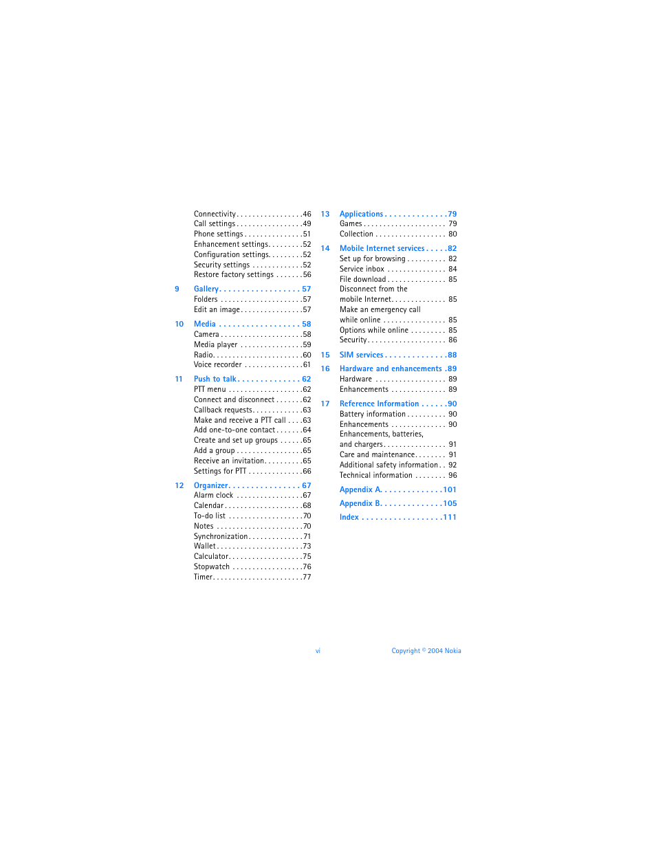 Nokia 7270 User Manual | Page 7 / 121