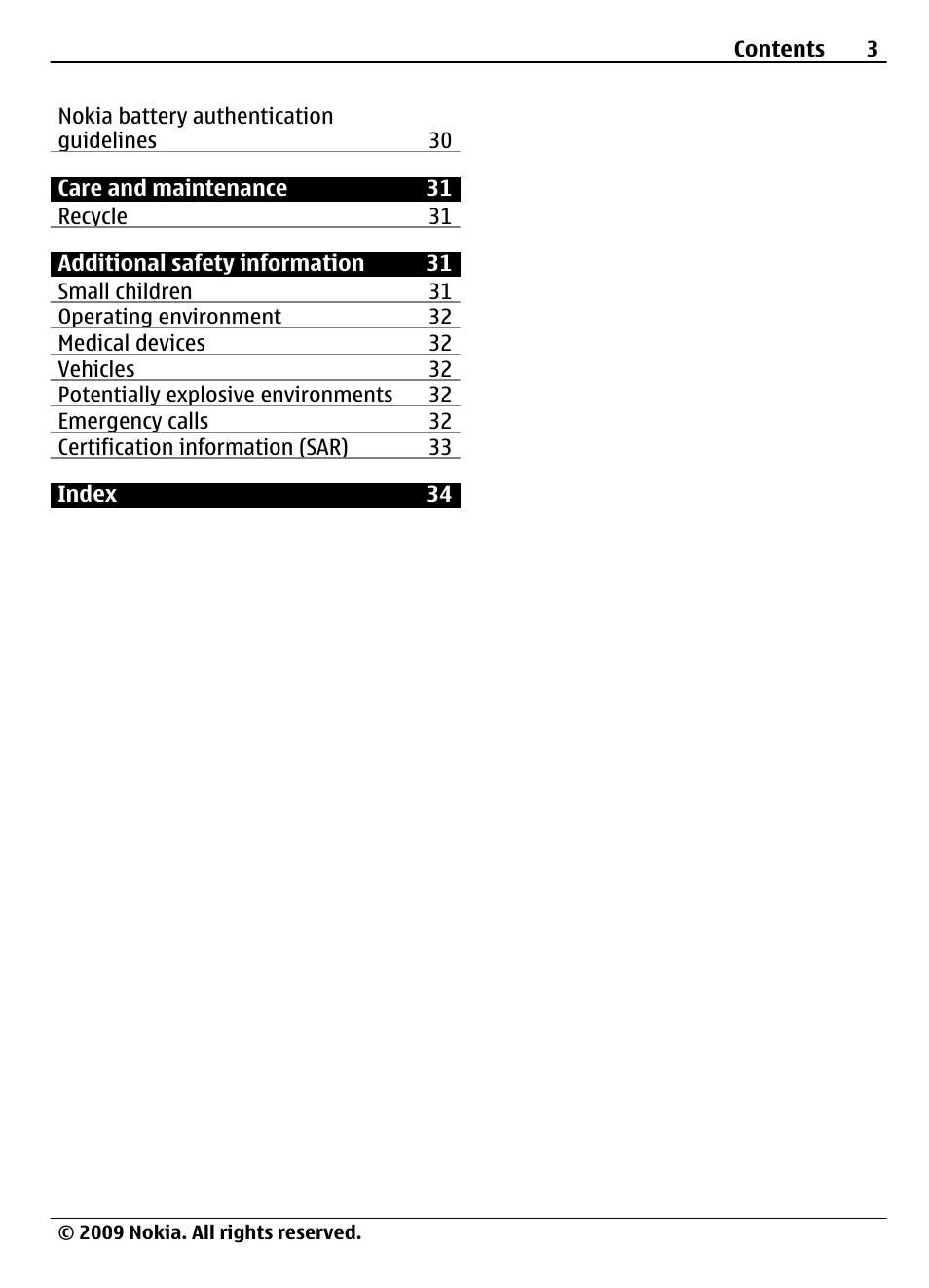 Nokia 7020 User Manual | Page 3 / 74
