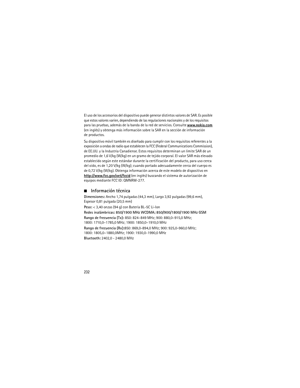 Nokia 3555 User Manual | Page 233 / 241