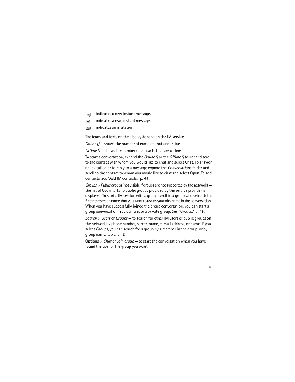 Nokia 3555 User Manual | Page 44 / 241