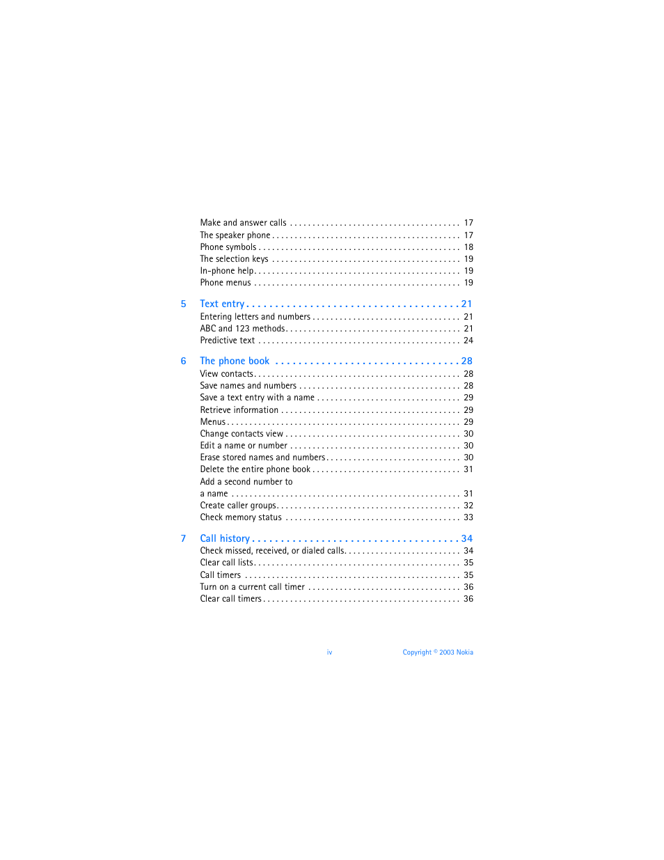 Nokia 6560 User Manual | Page 4 / 136