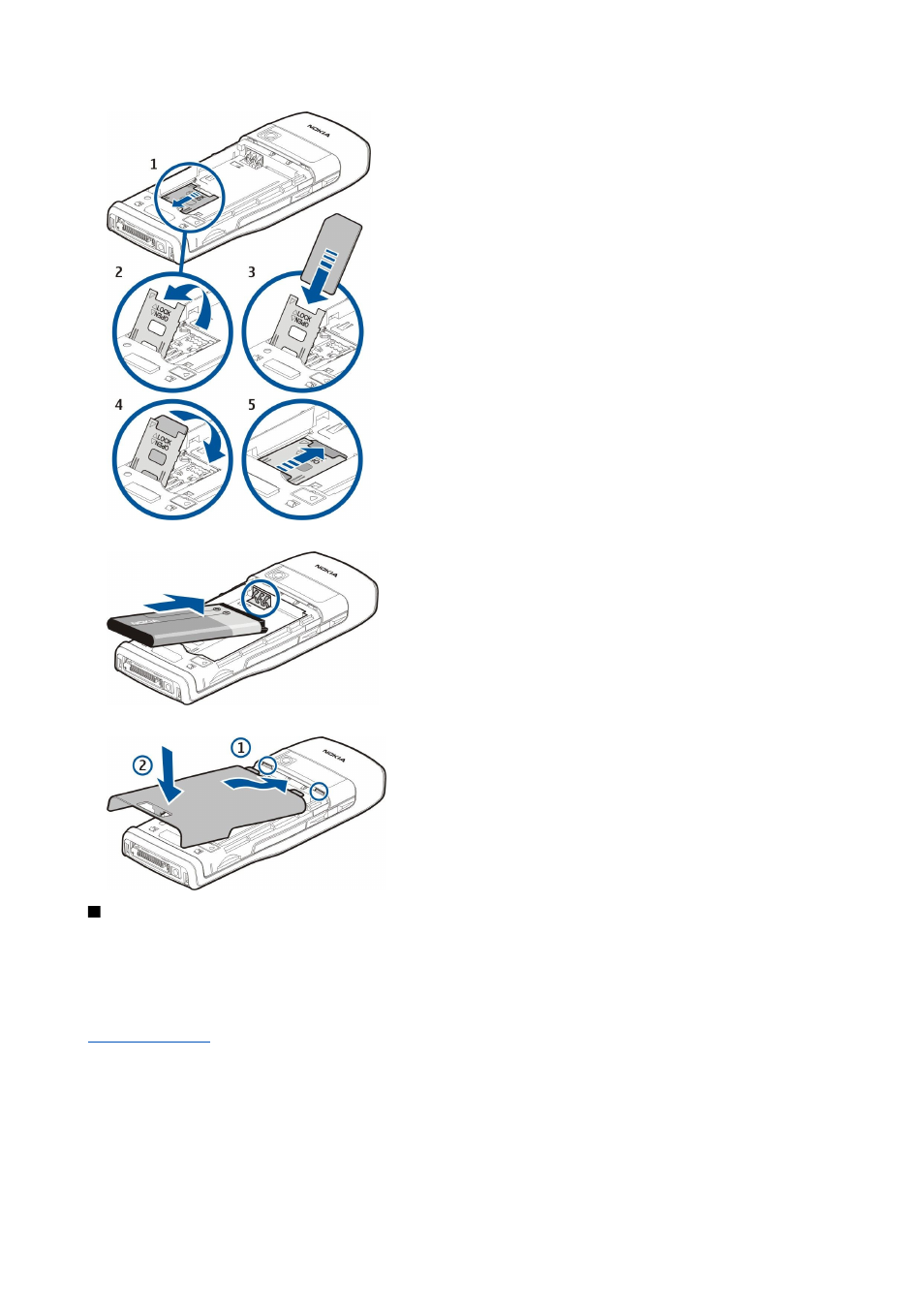 Insert the memory card | Nokia E50 User Manual | Page 41 / 119