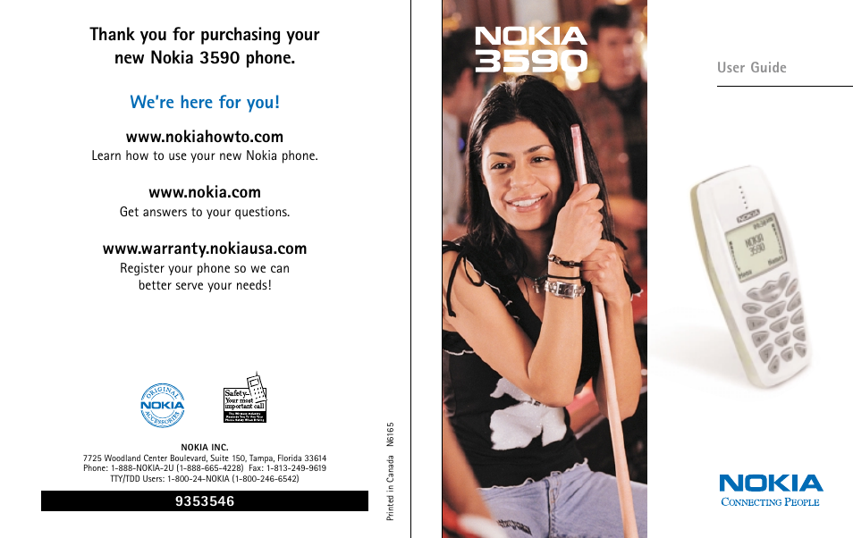 Nokia 3590 User Manual | 193 pages