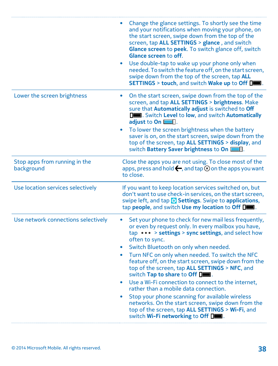 Nokia Lumia 1020 User Manual | Page 38 / 116