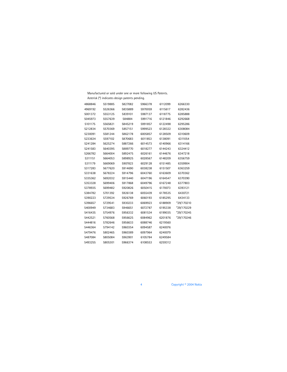 Nokia 6170 User Manual | Page 5 / 209