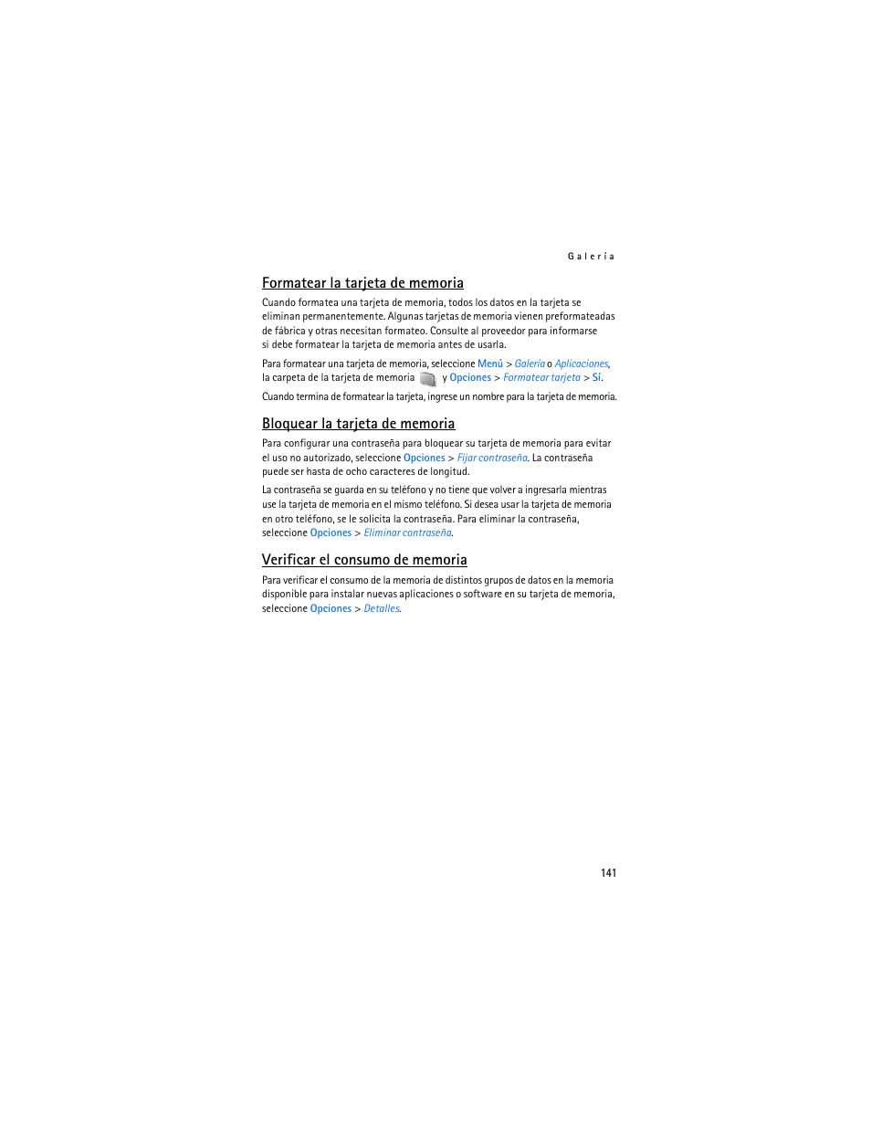 Nokia 7373 User Manual | Page 142 / 177