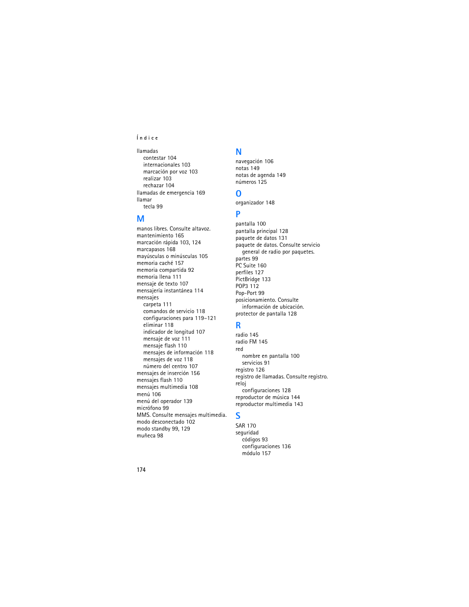 Nokia 7373 User Manual | Page 175 / 177