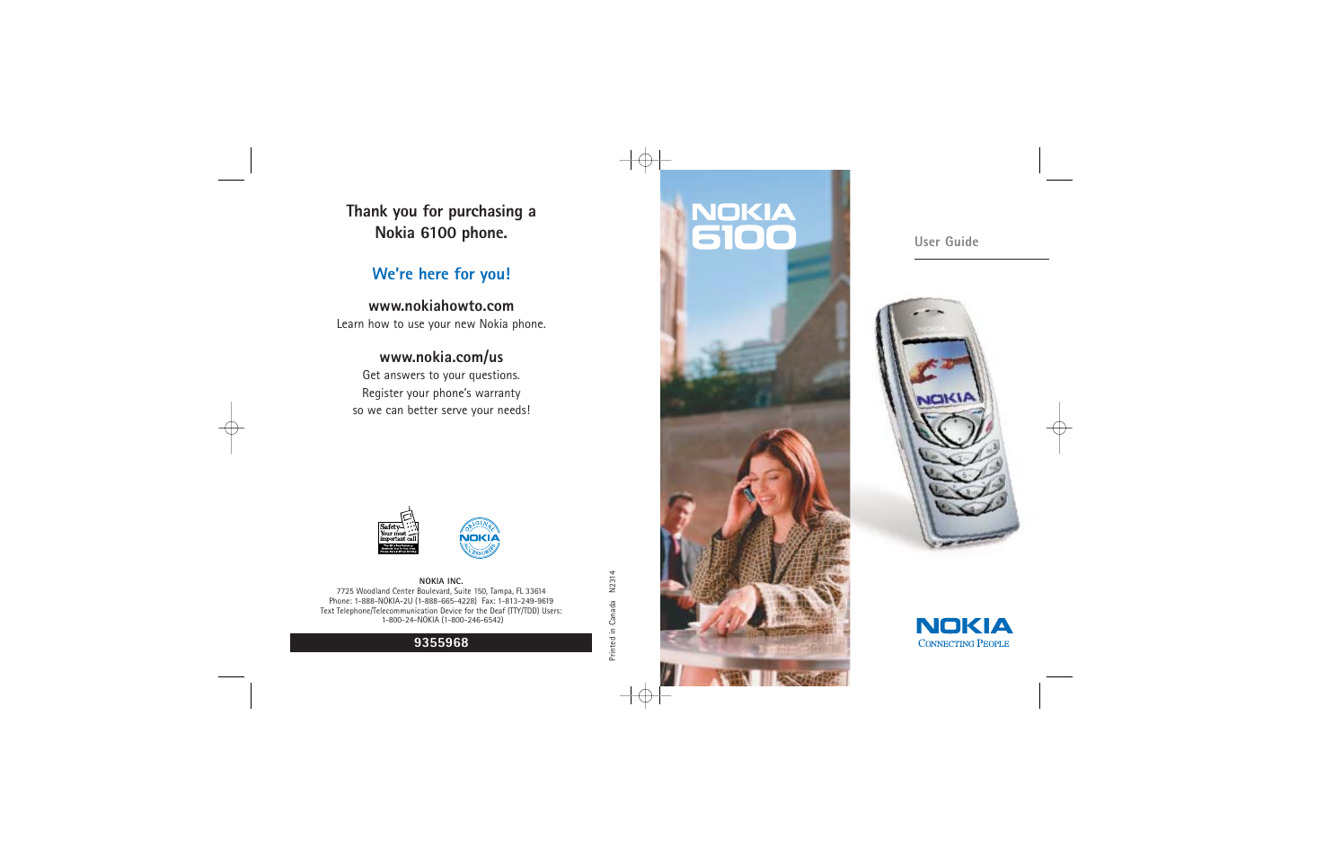 Nokia 6100 User Manual | 193 pages