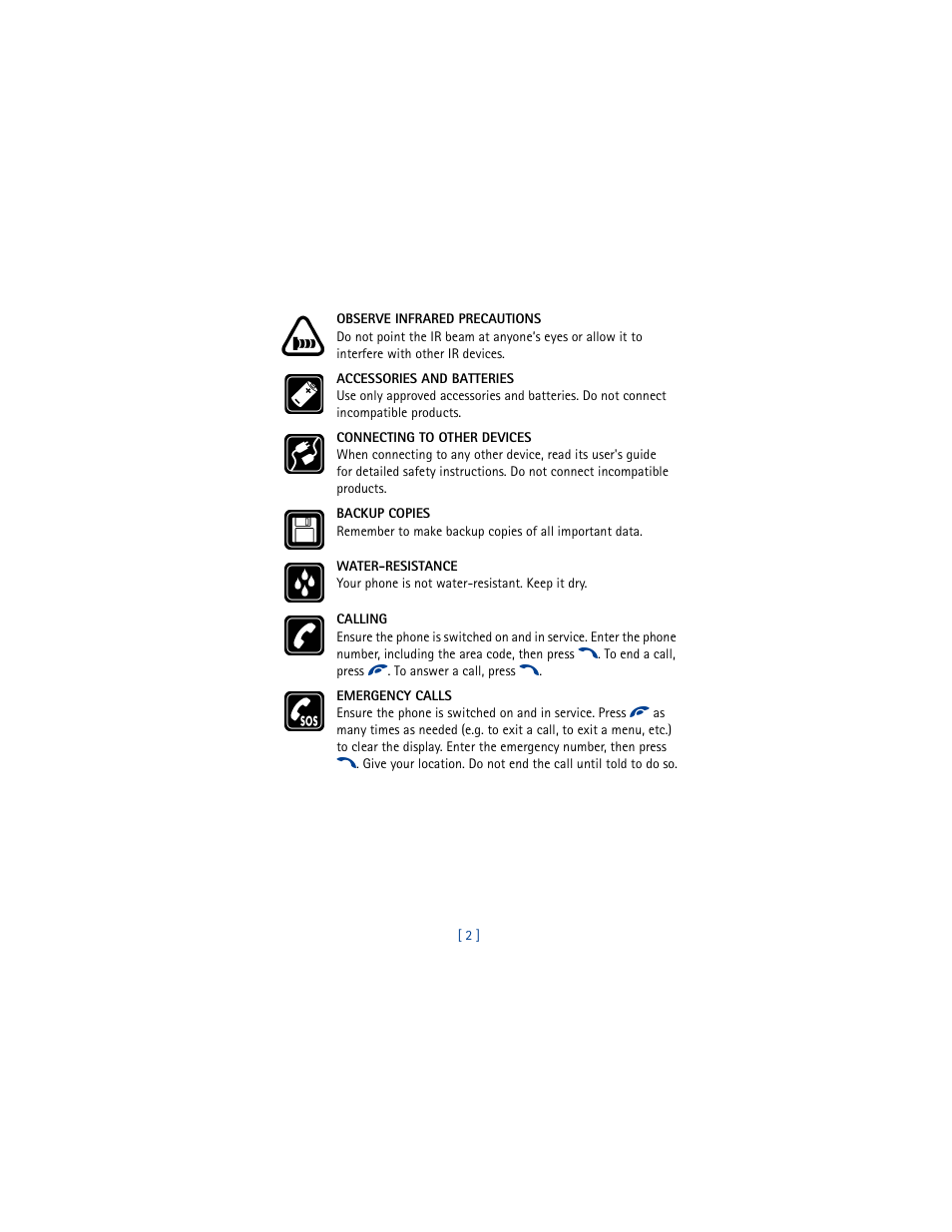 Nokia 6100 User Manual | Page 11 / 193