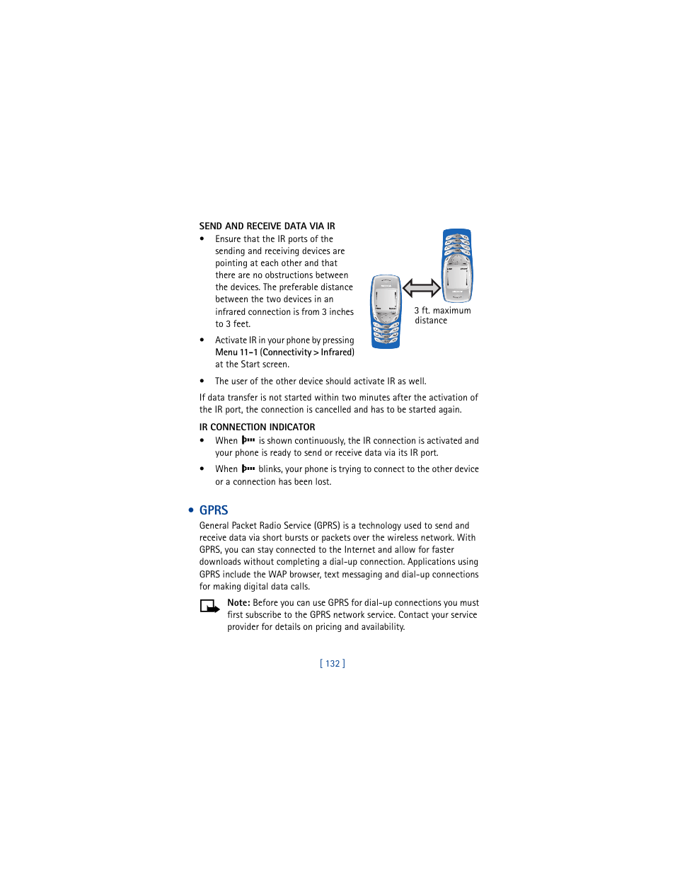 Gprs | Nokia 6100 User Manual | Page 141 / 193