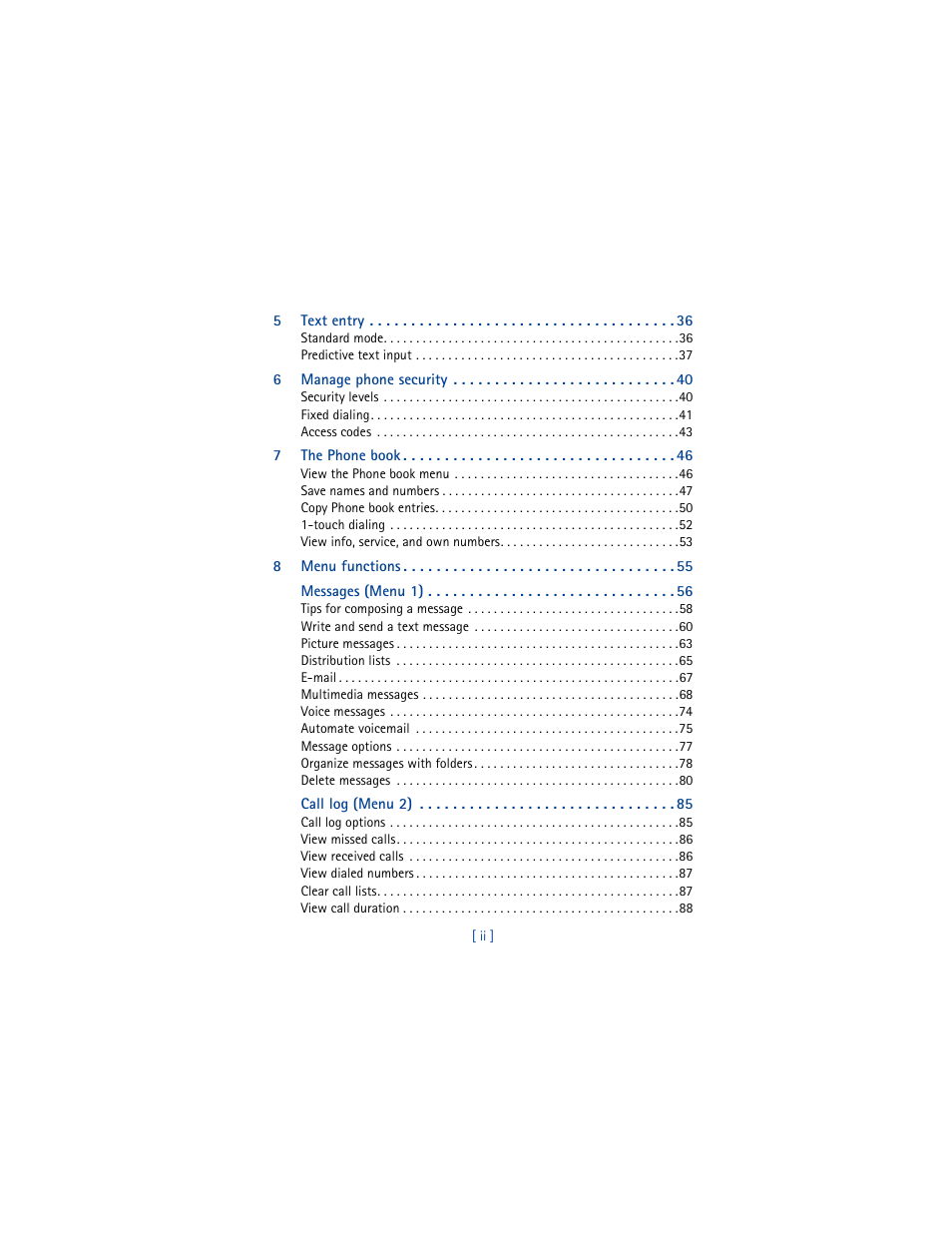 Nokia 6100 User Manual | Page 6 / 193