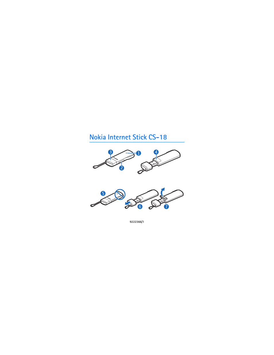 Nokia Internet Stick CS-18 User Manual | 18 pages