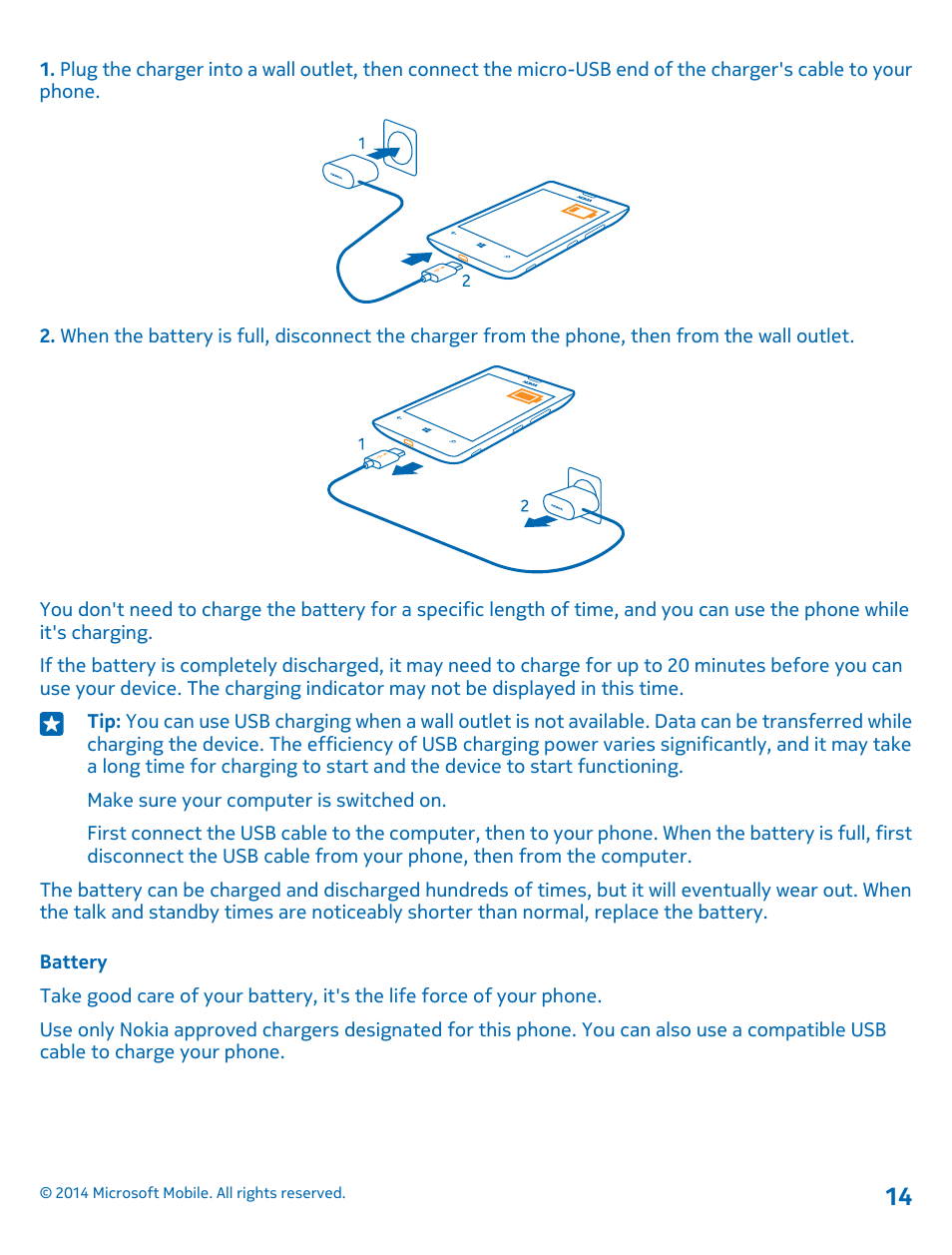 Battery | Nokia Lumia 520 User Manual | Page 14 / 113