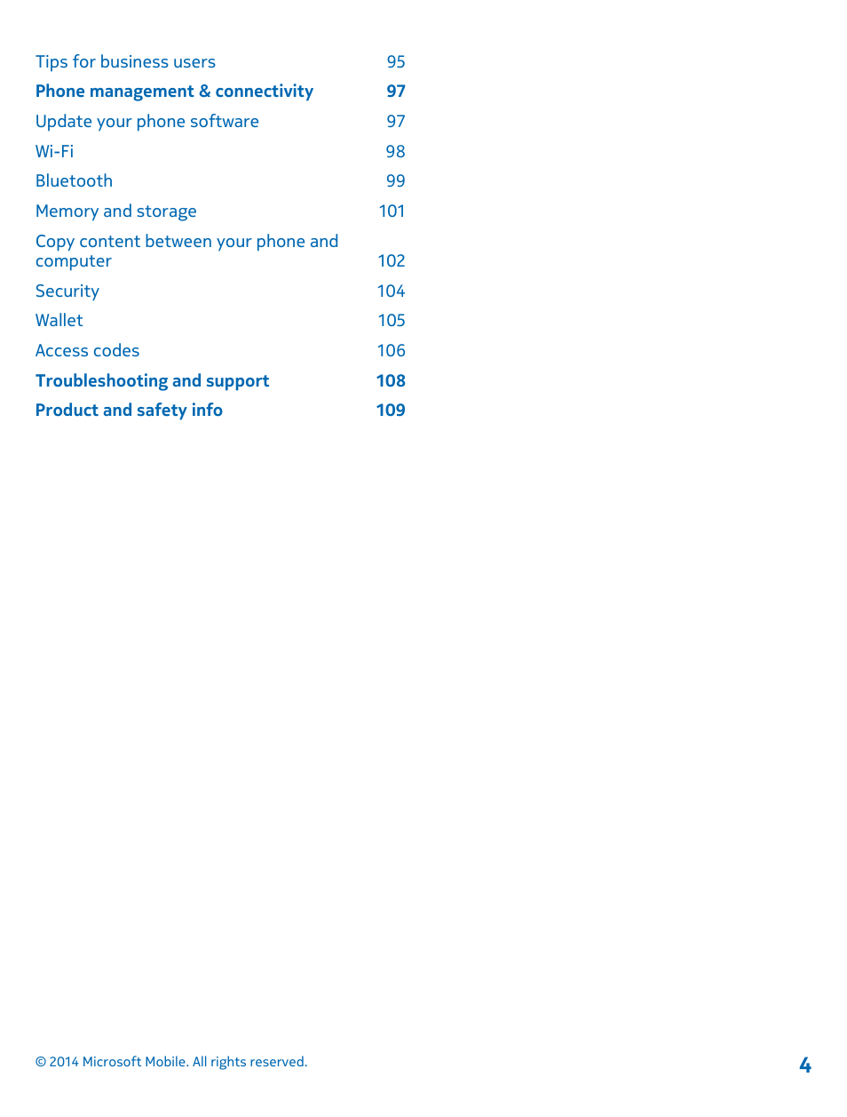 Nokia Lumia 520 User Manual | Page 4 / 113
