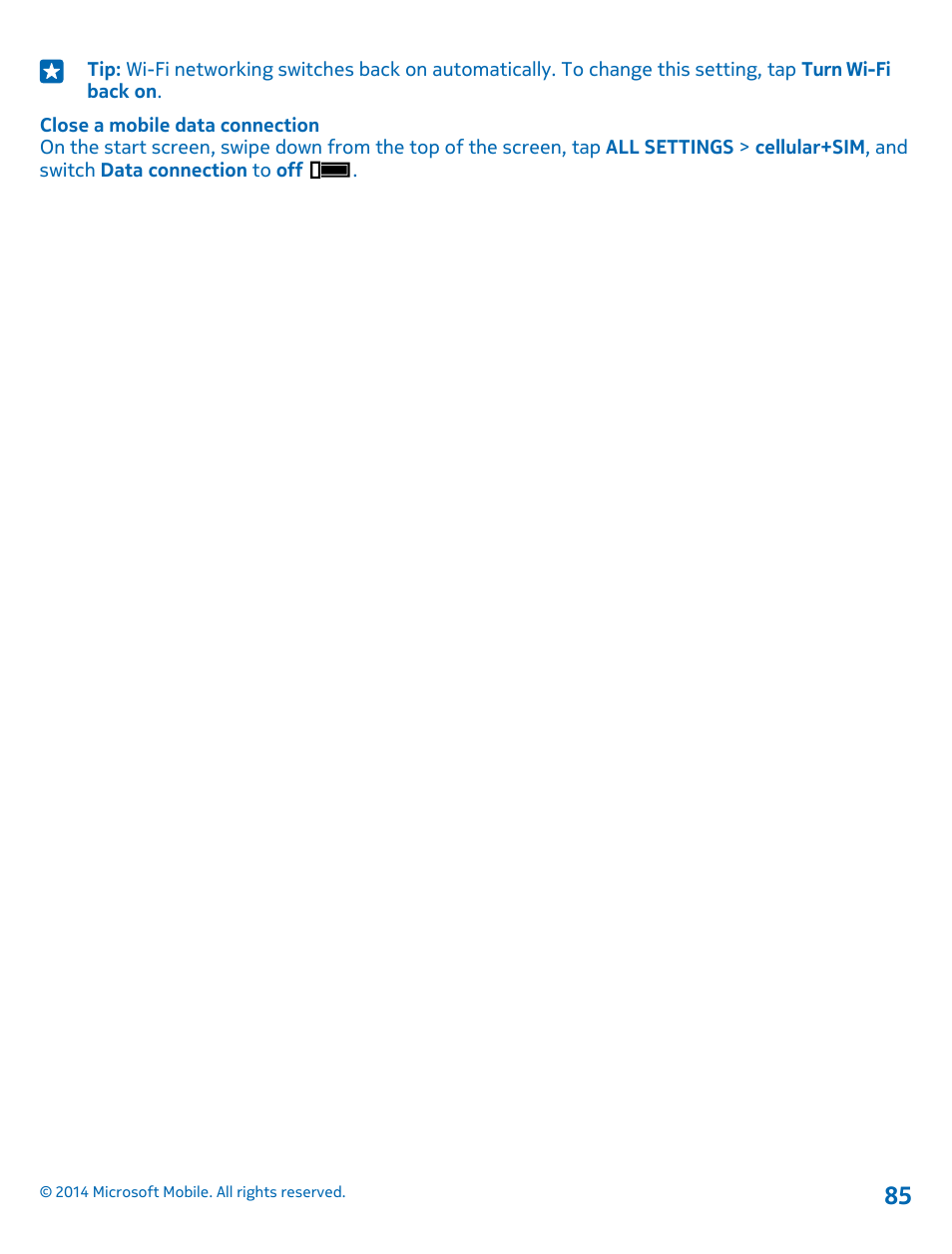 Nokia Lumia 520 User Manual | Page 85 / 113