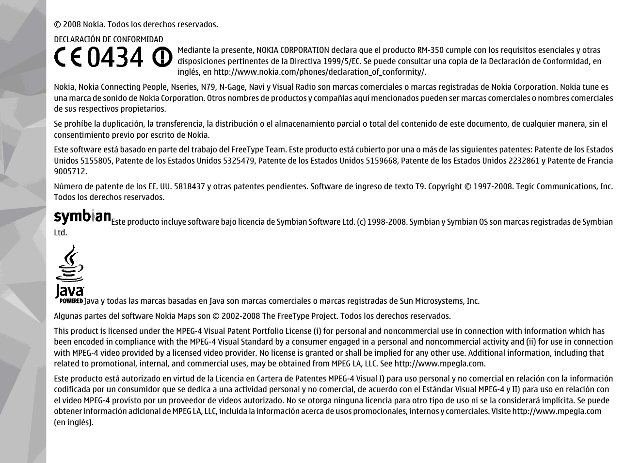 Nokia N79 User Manual | Page 188 / 398