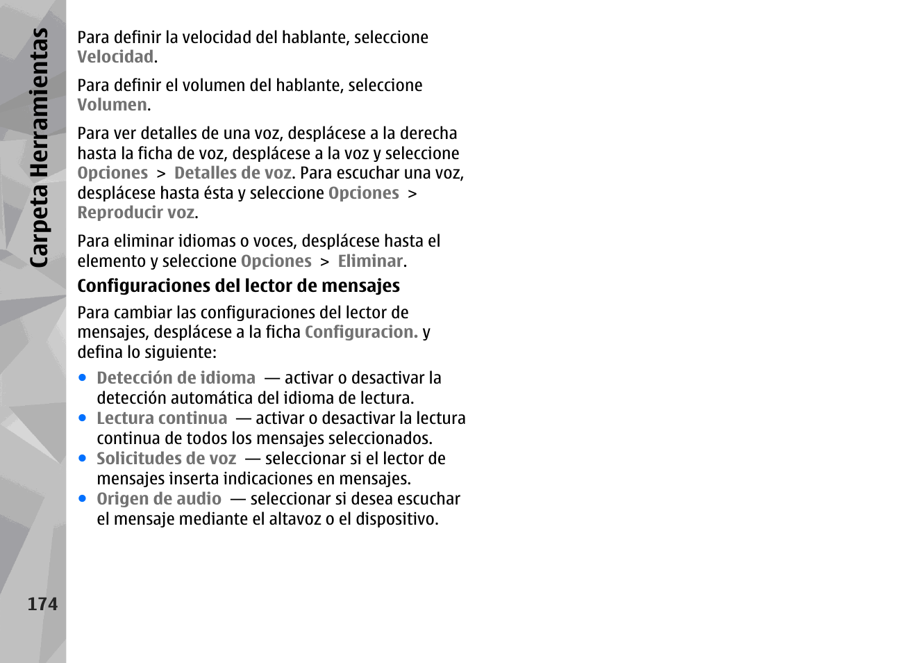 Carpeta herramientas | Nokia N79 User Manual | Page 360 / 398