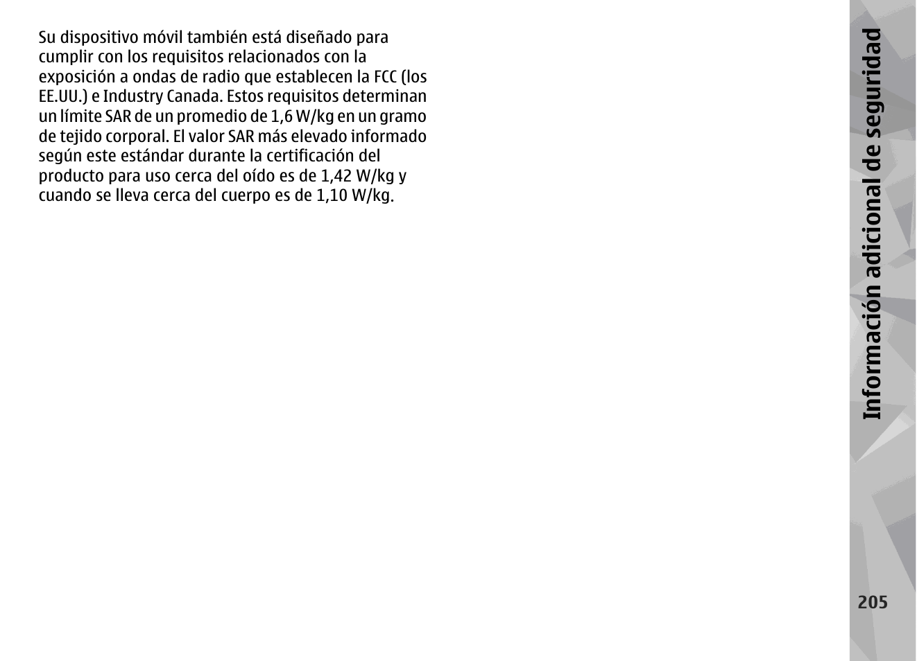 Info rm ación a dic ion al de se gu ridad | Nokia N79 User Manual | Page 391 / 398