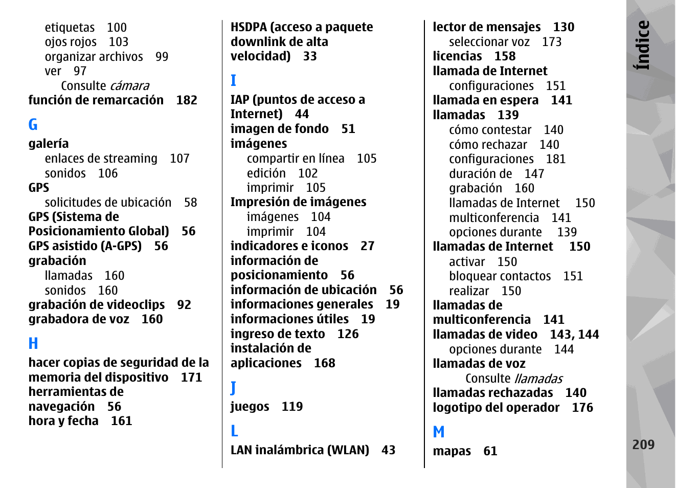 Índice | Nokia N79 User Manual | Page 395 / 398