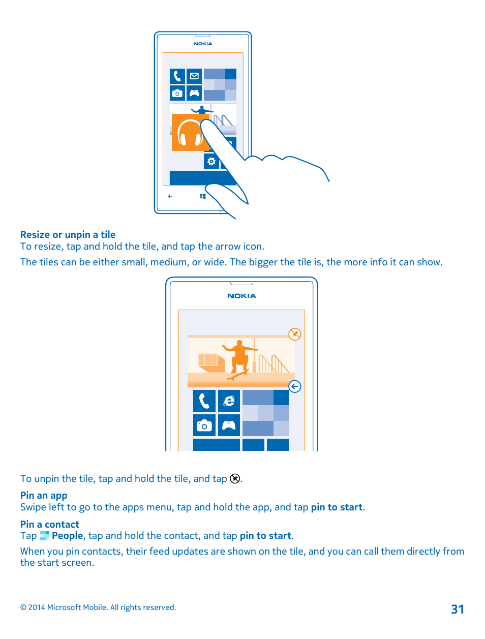 Nokia Lumia 520 User Manual | Page 31 / 108