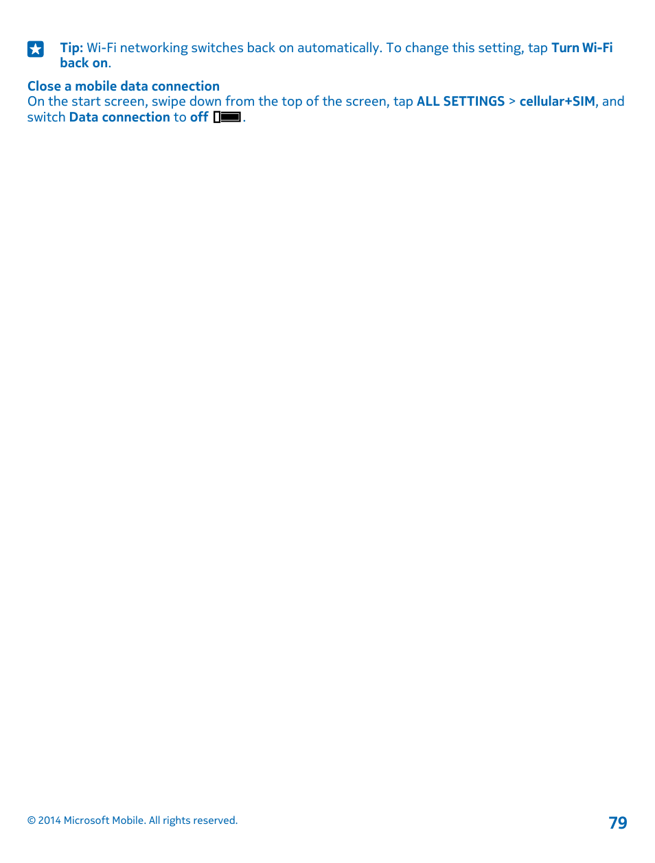 Nokia Lumia 520 User Manual | Page 79 / 108