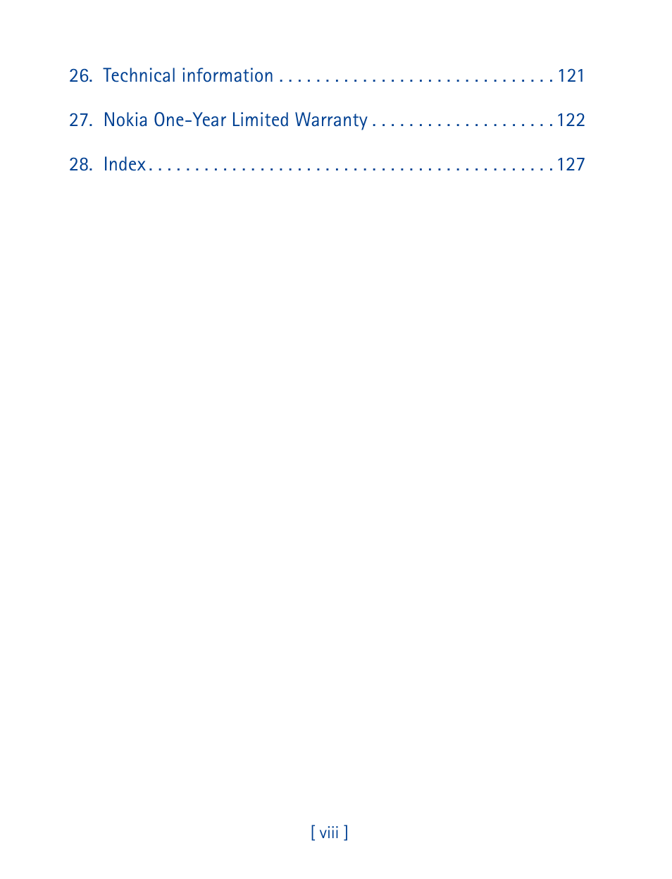 Nokia 7160 User Manual | Page 11 / 141
