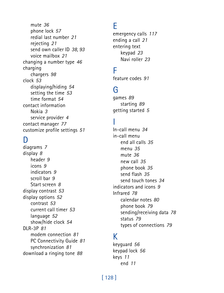Nokia 7160 User Manual | Page 139 / 141