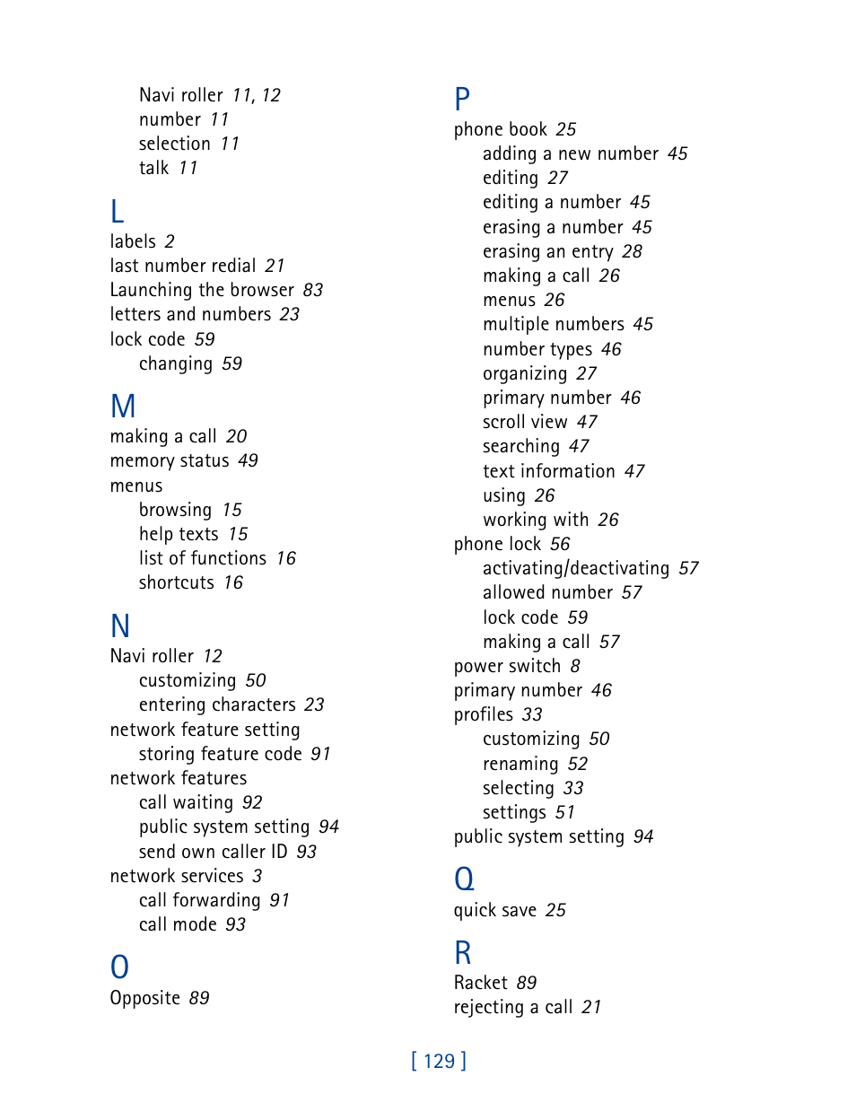 Nokia 7160 User Manual | Page 140 / 141