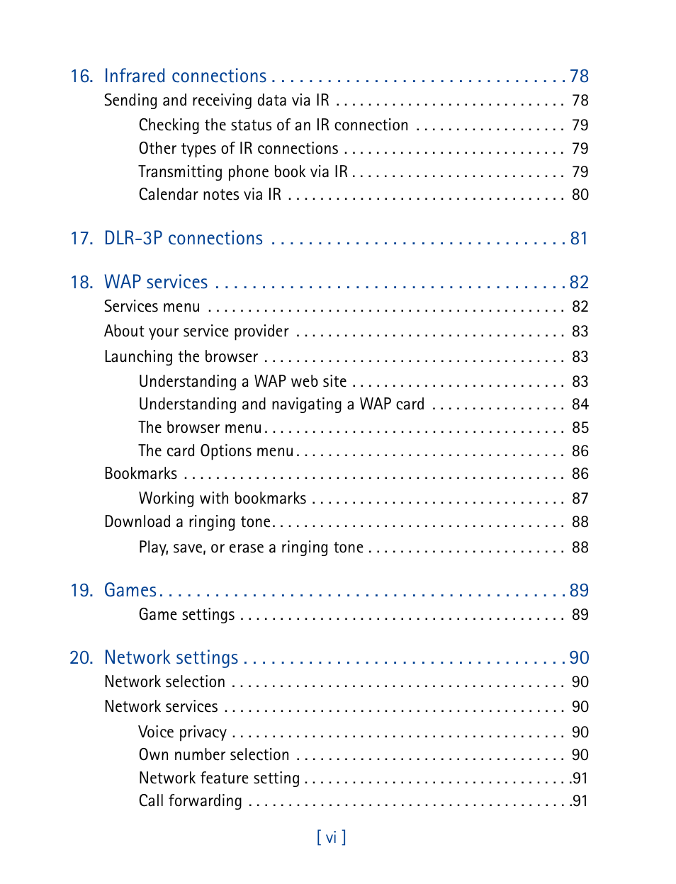 Nokia 7160 User Manual | Page 9 / 141