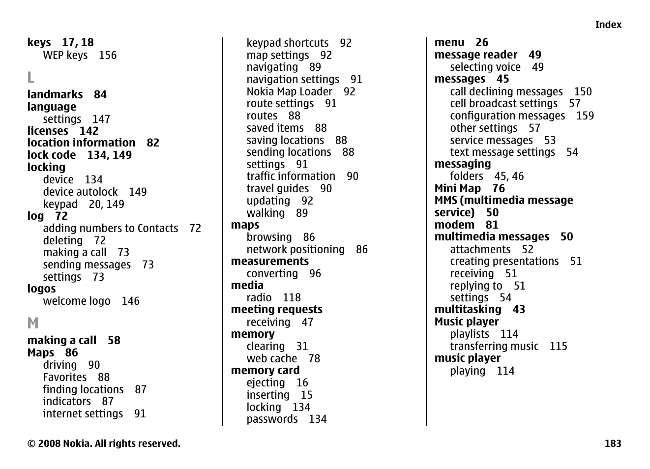 Nokia E75 User Manual | Page 183 / 397